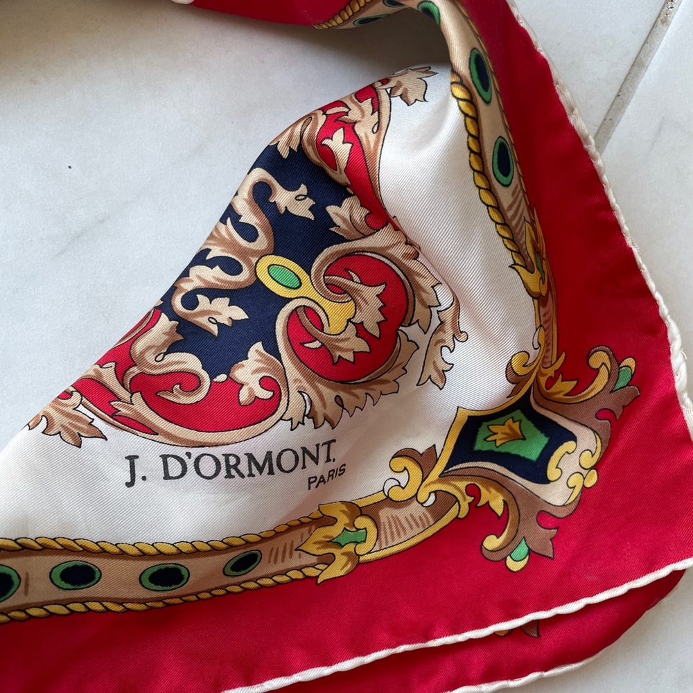 J D’Ormont Paris Vintage Scarf